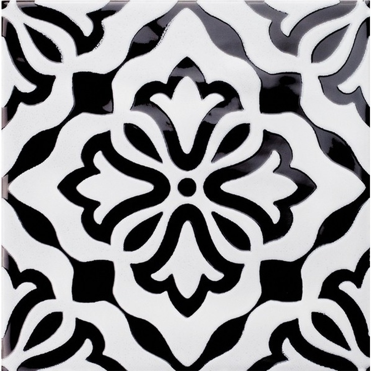 Quintessenza Ceramiche Genesi26 Antracite Lucido Deco 4 Декор 13,2x13,2 см, Италия - фото 1 Quintessenza Ceramiche Genesi26 Antracite Lucido Deco 4 Декор 13,2x13,2 см, Италия - фото 1